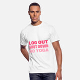 Log Out Shut Down Yoga Instructor Gift