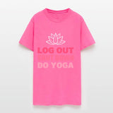 Log Out Shut Down Yoga Instructor Gift