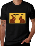 Funny Easter Bunny Chocolate Butt Hurts T-Shirt