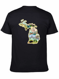 Michigan State Pride Graphic Tee - Black