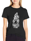Throttle It Out T-Shirt - Motocross Design