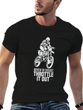 Throttle It Out T-Shirt - Motocross Design