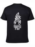 Throttle It Out T-Shirt - Motocross Design
