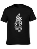 Throttle It Out T-Shirt - Motocross Design