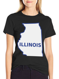 Illinois State T-Shirt - USA Pride