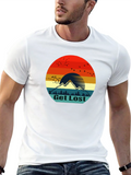 Get Lost Retro Mountain Graphic T-Shirt