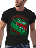 Gardening Therapy Black Graphic Tee