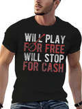 Will Play for Free Banjo T-Shirt