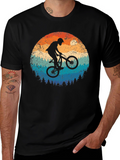 Mountain Bike Silhouette Graphic Tee
