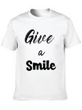 Give a Smile Black T-Shirt