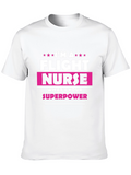 Flight Nurse Superpower Graphic Tee - Black