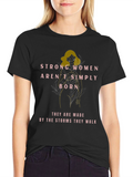 Empowered Womens Black T-Shirt