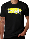 Legendary Graphic Tee - Trendy Black T-Shirt
