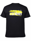 Legendary Graphic Tee - Trendy Black T-Shirt