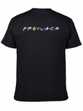 Frelach Friends Inspired Black T-Shirt