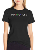 Frelach Friends Inspired Black T-Shirt