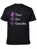 Peace Love Gymnastics Graphic Tee