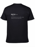 Nurse Definition Black T-Shirt