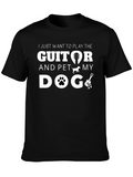 Guitar & Dog Lover T-Shirt