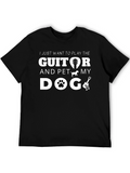 Guitar & Dog Lover T-Shirt