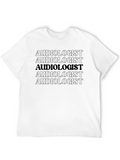Audiologist Text Pattern T-Shirt