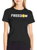 Freedom Bitcoin T-Shirt - Crypto Currency Tee