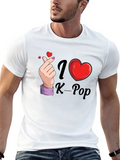 I Heart K-Pop Black T-Shirt
