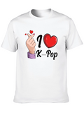 I Heart K-Pop Black T-Shirt