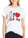 I Heart K-Pop Black T-Shirt