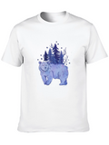 Bear & Forest Graphic T-Shirt