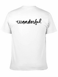 Wonderful Script Black T-Shirt