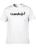 Wonderful Script Black T-Shirt