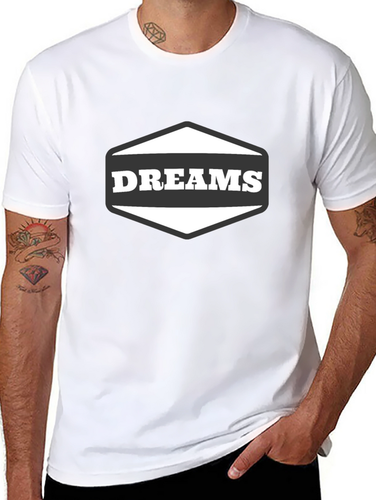 Dreams Graphic Black T-Shirt