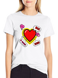 Valentines Day Heart T-Shirt - B Mine Bee XOXO!