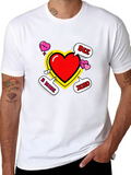 Valentines Day Heart T-Shirt - B Mine Bee XOXO!