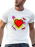 Valentines Day Heart T-Shirt - B Mine Bee XOXO!