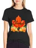 Thankful T-Shirt Fall Harvest Design