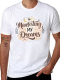 Manifesting My Dreams Black Graphic Tee
