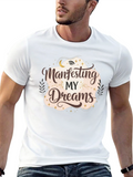 Manifesting My Dreams Black Graphic Tee