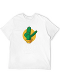 Fueled By Cactus Tee - Unique Graphic T-Shirt