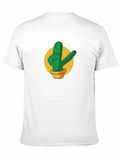 Fueled By Cactus Tee - Unique Graphic T-Shirt