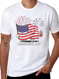 Memorial Day Flag Graphic T-Shirt