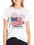 Memorial Day Flag Graphic T-Shirt