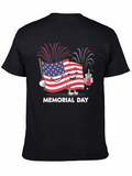 Memorial Day Flag Graphic T-Shirt