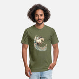 Magical Uorn With Abstract Water Flow And