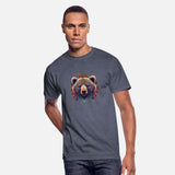 Mandala Mystical Bear Spirit Colorful and Peaceful