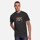 Mandala Mystical Bear Spirit Colorful and Peaceful