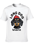 Long Dog Vibes T-Shirt Dachshund Graphic Tee