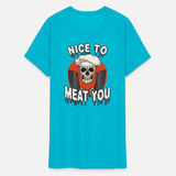 Meat Cutter Butcher Horror Skeleton Gore Meat Shop