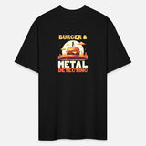 Metal Detecting Burger And Detecting